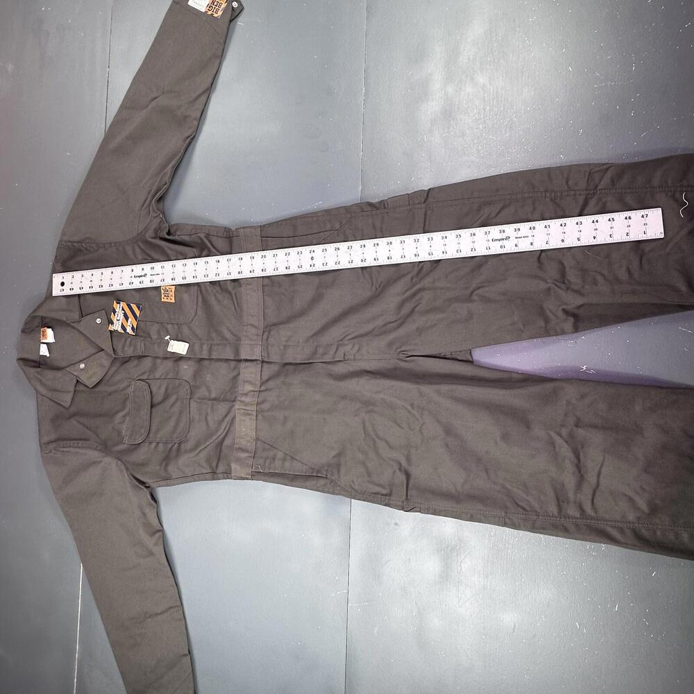 VTG Big Ben Coveralls Men 42L Olive Green Heavy Twill Wrangler Belle NWT USA - Picture 11 of 11